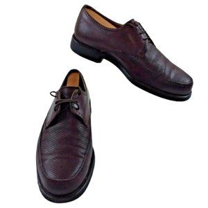 Toschi CIS Equipped Carbonlite Oxfords Dress Shoes Apron Toe Brown Leather